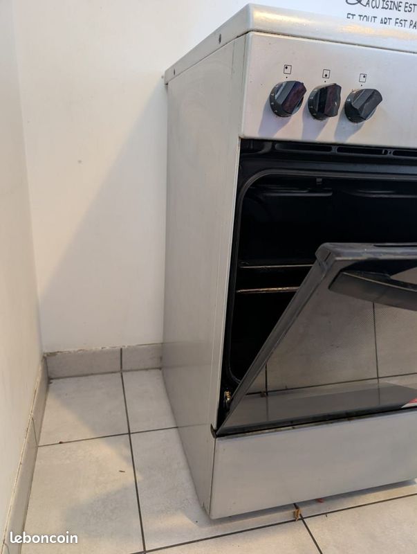 Cuisinière gris noir Faure (image 2)