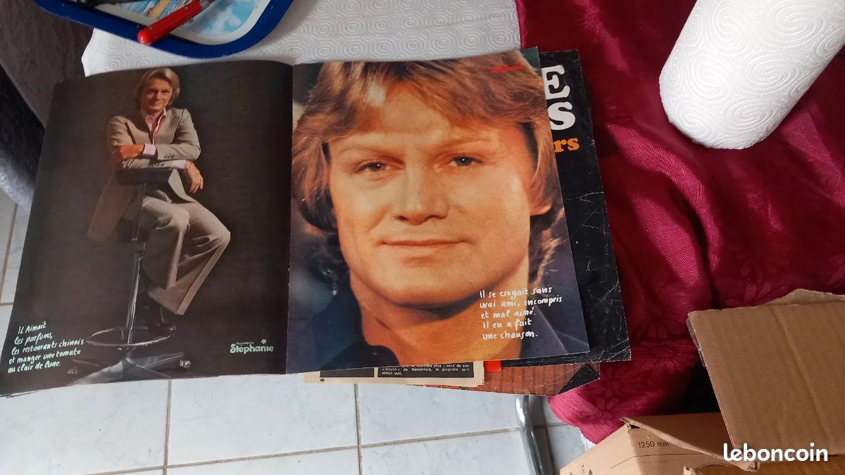 2 Journaux ici paris 1978 plus poster plus 2 disques 45T CLAUDE FRANÇOIS (image 12)