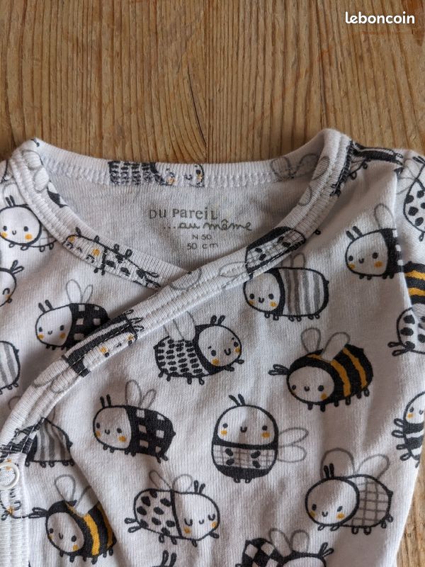 Lot de bodys et pyjamas bébé fille (image 2)