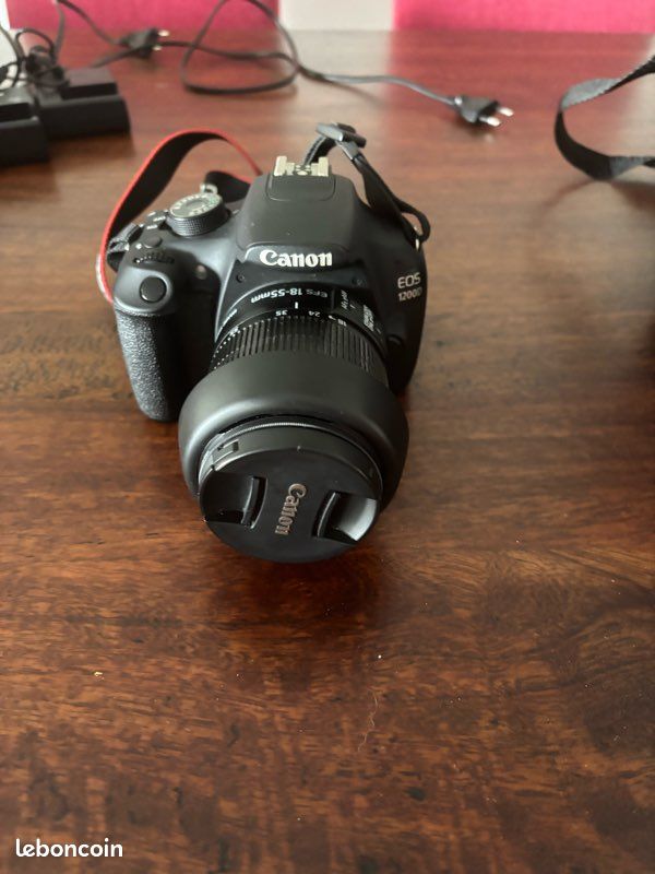 Appareil photo canon EOS 1200D double objectif (image 2)