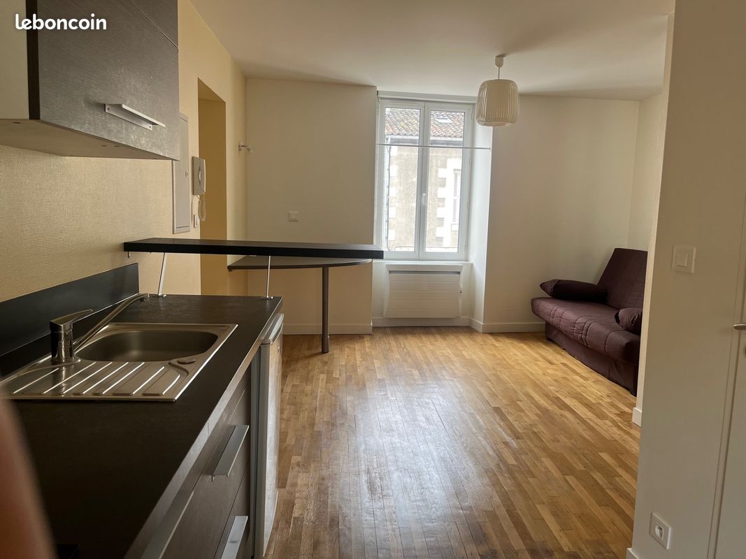 Beau studio de 23 m2 faubourg pont neuf libre - Poitiers 86000 (image principale 1)