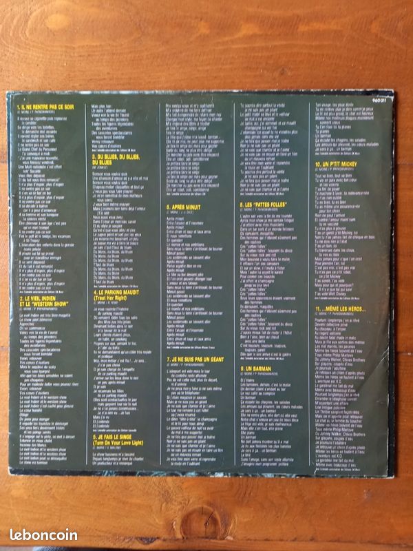 Eddy mitchell après minuit vinyl lp album 1978 (image 4)