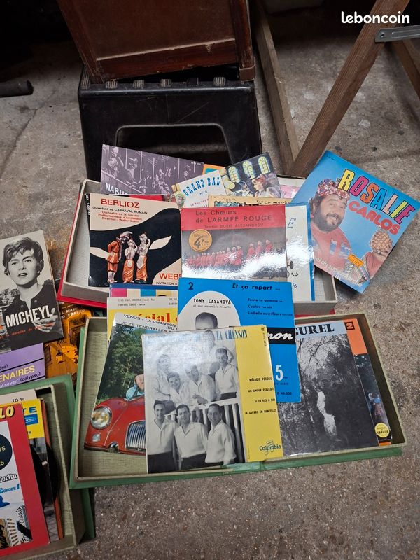 Disques 45 tours 4 coffrets accordéon musette (image 5)