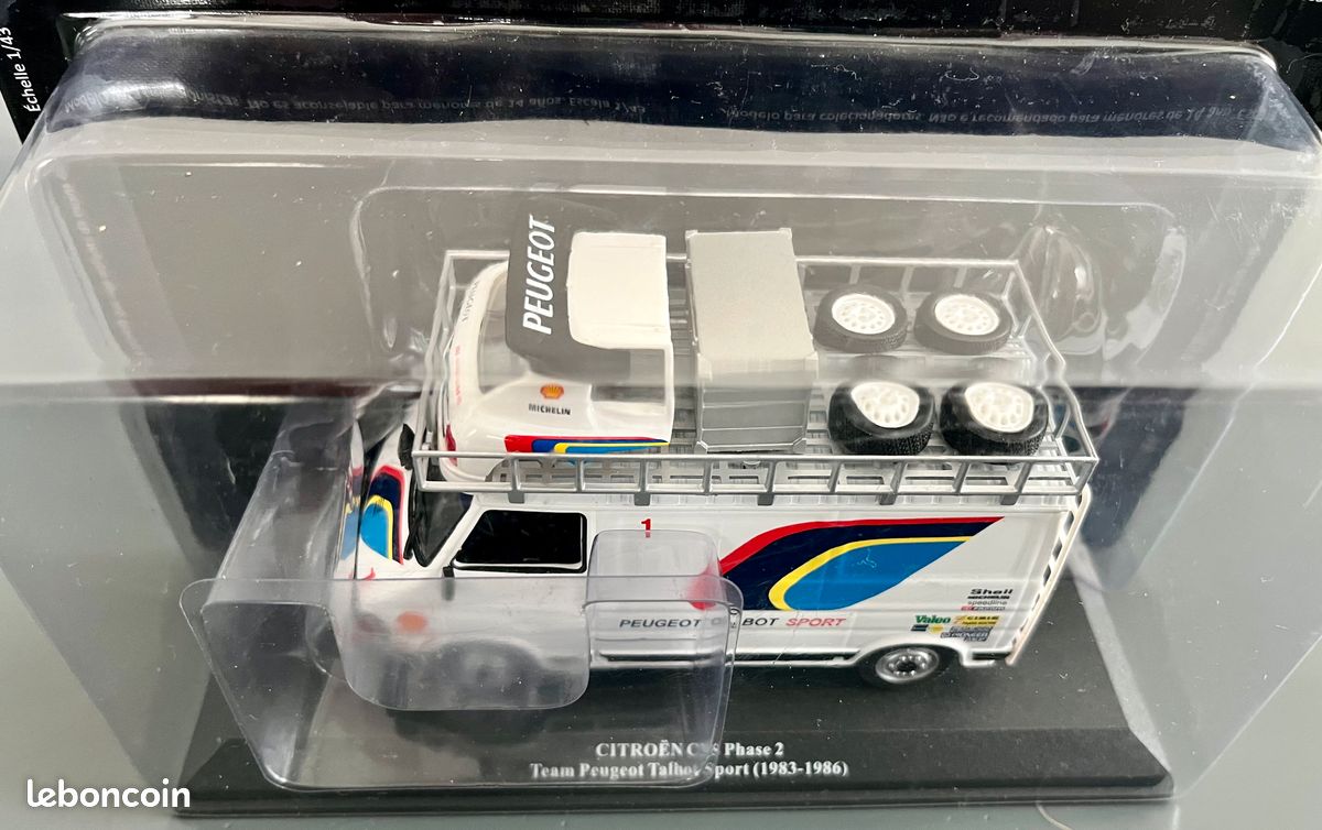Miniature 1/43 Citroën C35 Phase 2 Team Peugeot Sport (1983-1986) - Modèle Altaya Neuf
