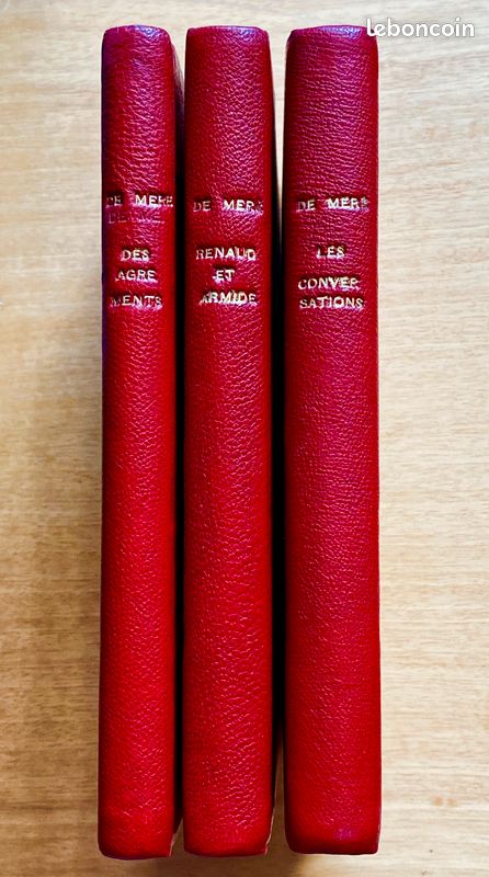Œuvres Complètes du Chevalier de Méré • Relié Demi-Maroquin • 1930 (image 3)