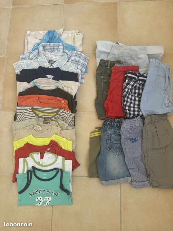 Lot bébé 18 mois été garçon (image 1)