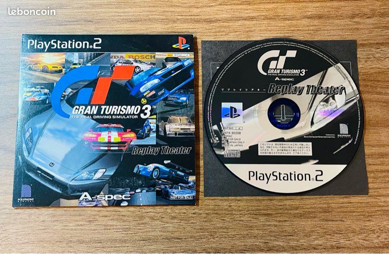 Jeu PS2 Gran Turismo 3 A-Spec – Version NTSC Japon (JAP) – 2001 – Bon état – Course Réaliste