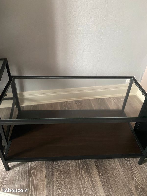 Table basse en verre (image 1)