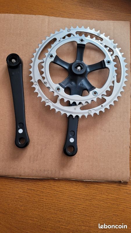 Pédalier-Crankset STRONGLIGHT TOURING SPORT (lg170/52-42d) ref16pl