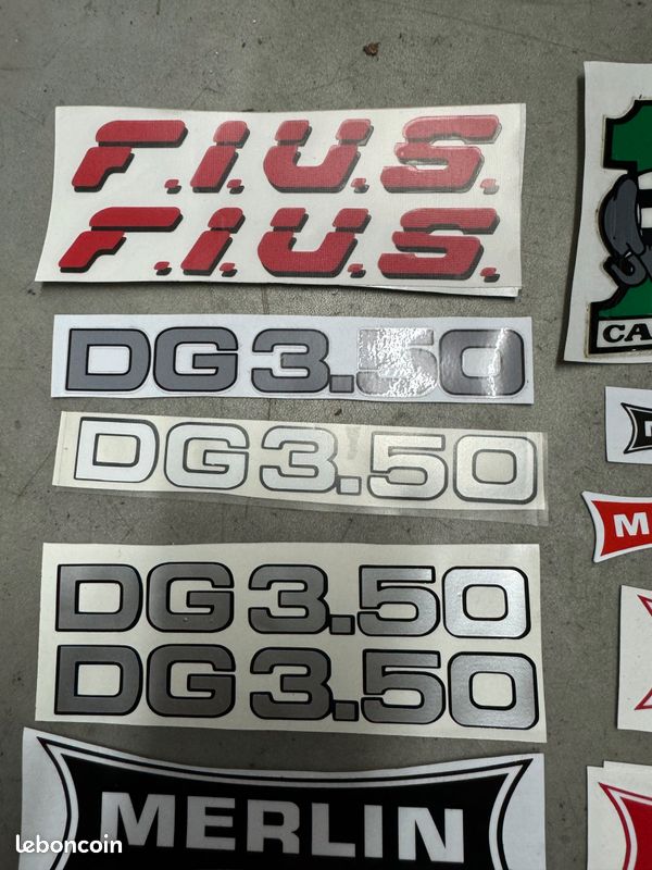 Adhésifs Stickers Cagiva DG 350 Trial 1982 - Série Autocollants Pour Motos - Neuf Sous Emballage