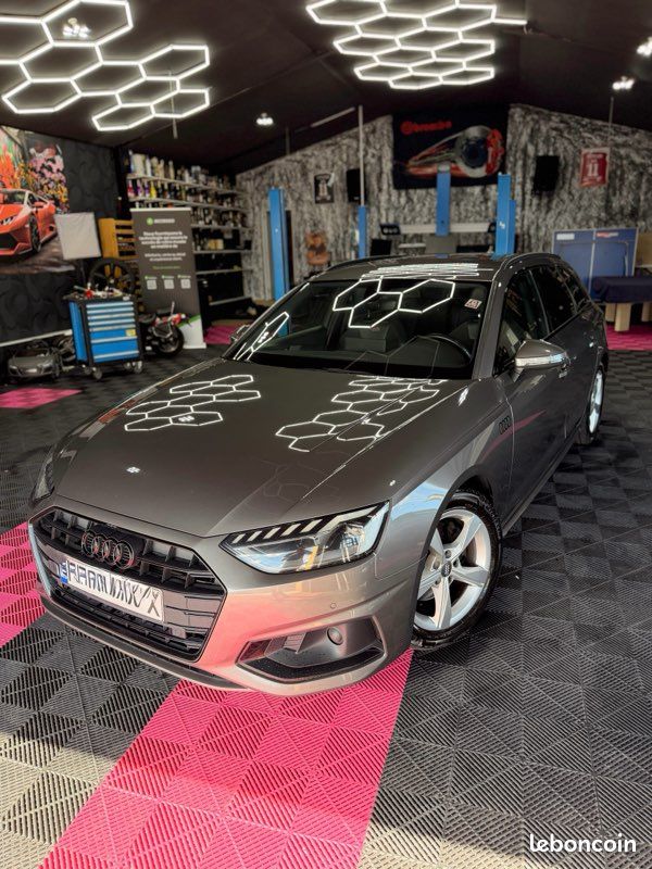 AUDI A4 B9,5 AVANT 30 2.0TDI HYBRID 215.000km CT-6mois CAR-PLAY , BT , NAVI, MMI , COCKPIT VIRTUAL , boite auto , jantes alu R17 , pneus neuf , feux LED avant et arrière , GSP tactile , distr. Neuf (image 1)