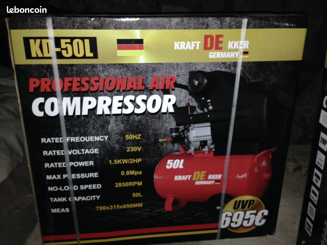 Compresseur 50l neuf (image 1)