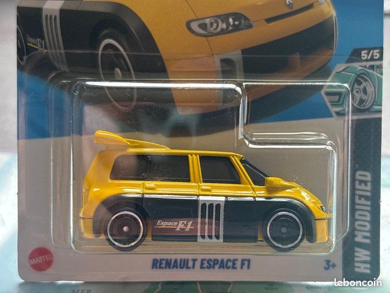 Hot Wheels Renault Espace F1 2025 - échelle 1:64 - Série HW Modified - Jaune - Neuf