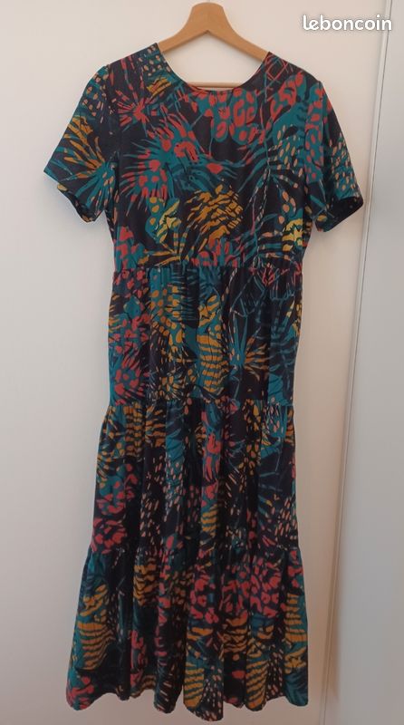Robe Débardeur See U Soon En Soie Multicolore - Taille L, Longueur Genoux - Neuve Avec étiquettes