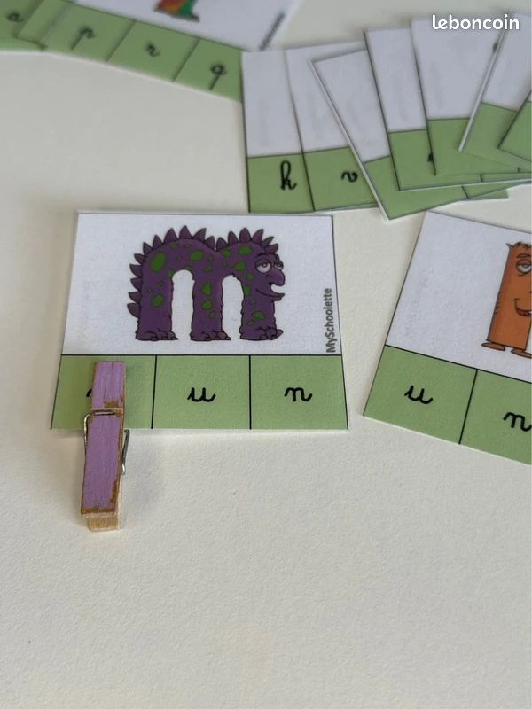 36 cartes des Alphas: les lettres cursives (image 6)
