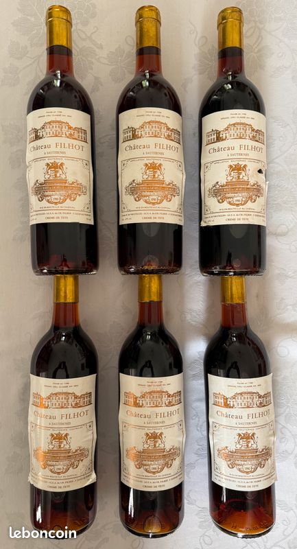 Sauternes - Chateau FILHOT Crème de Tête 1990 (image 2)
