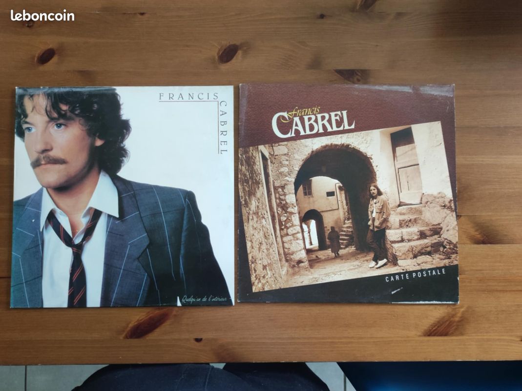 2 albums 33t francis cabrel (image 1)