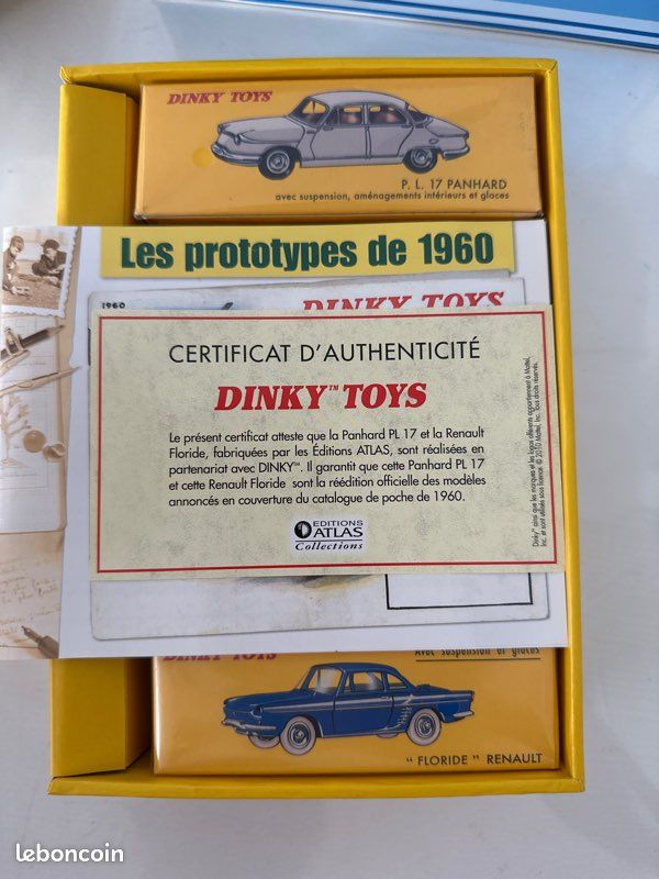 Dinky Toys by Atlas - Coffret collector 500.60 - Prototypes