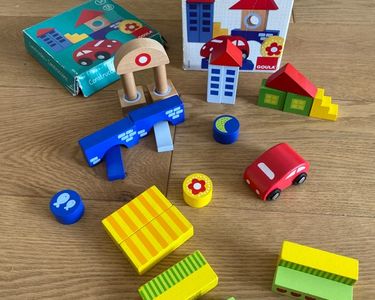 Blocs de Construction en Bois - Ma petite ville | Mes Jouets en Bois