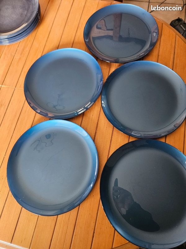 Assiette plate en verre (image 5)