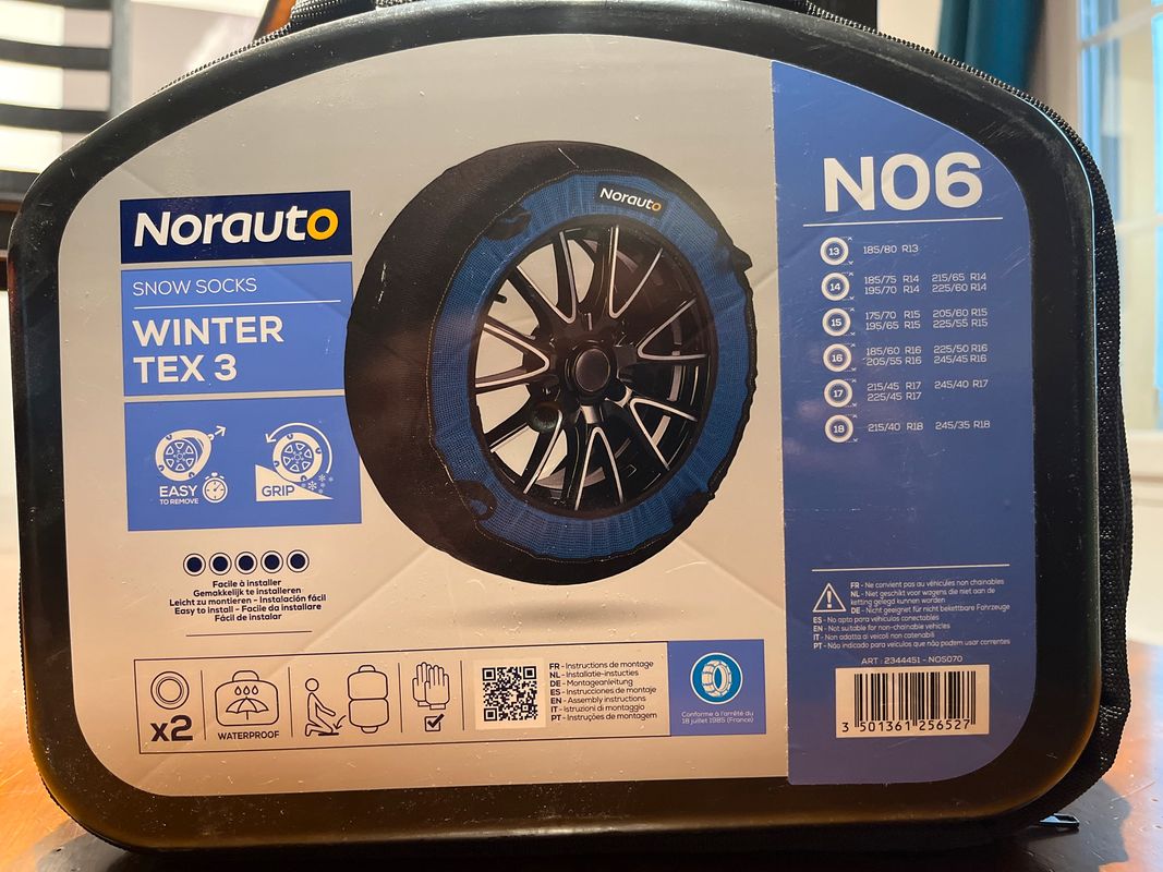 2 Chaussettes à neige NORAUTO WINTERTEX 3 N06 - Norauto