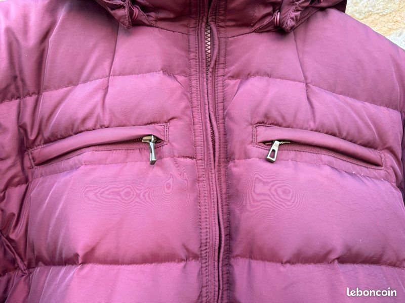 Doudoune Légère Matelassée Lands' End Femme Taille M - Nylon, Duvet, Verte, Neuve Sans étiquette