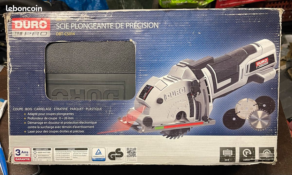 Scie plongeante de precision Duro Pro DBT-CS014 (image 2)