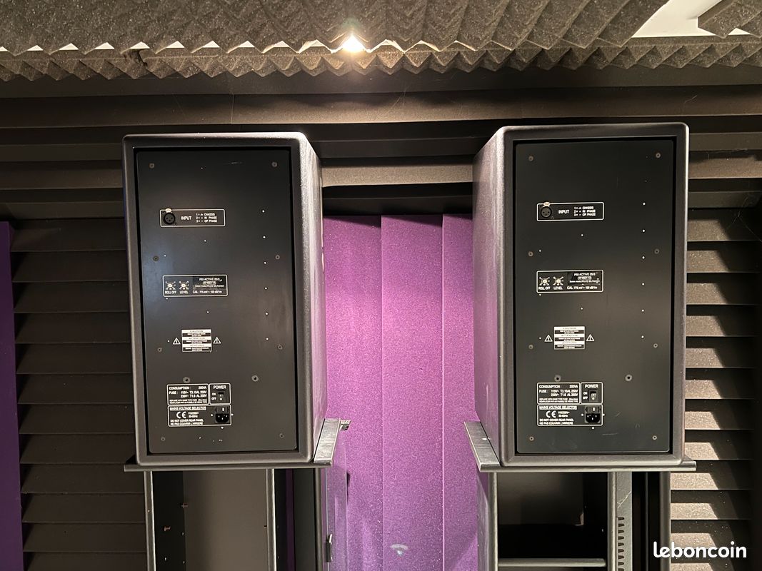 Paire enceintes moniteur studio PSI Audio A25 (amplifiées) (image 3)