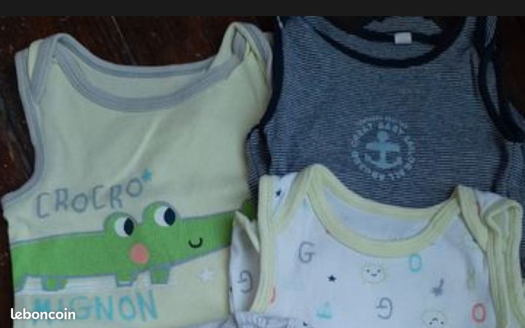 3 bodies débardeurs sans manches 2 ans TRÈS BON ÉTAT (image 1)