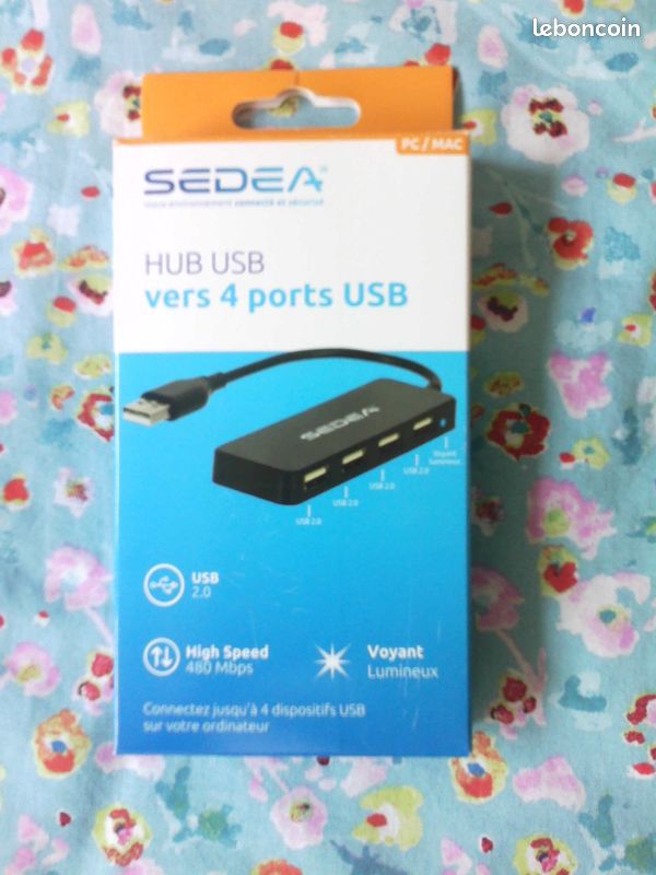 Câble vers 4 ports USB pour ordinateur (image 1)