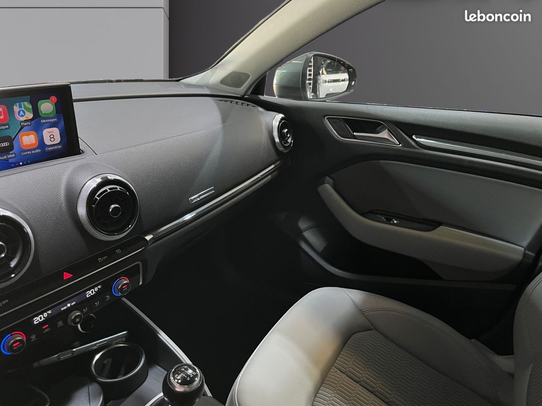 AUDI A3 Berline 1.0 TFSI 115 DESIGN - CarPlay - Coffre Electrique - Keyless - Suivi Complet - 2ᵉ Main - GARANTIE 12 MOIS (image 20)