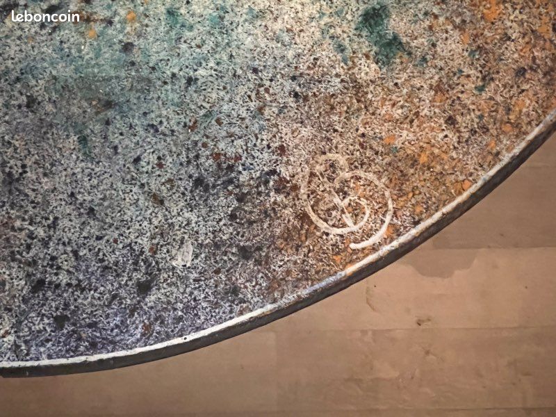 Table céramique Bernard Buffat pièce unique (image 4)