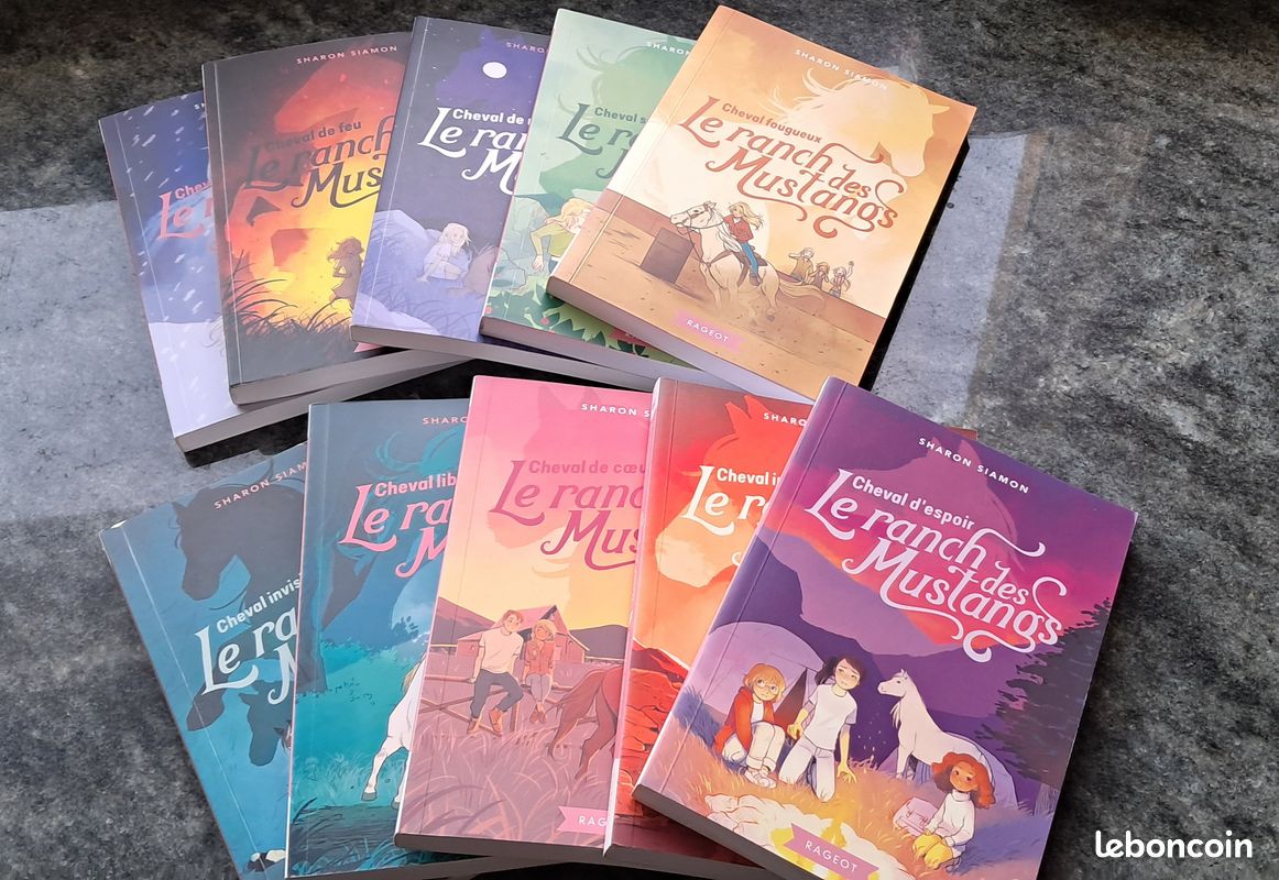Lot livres le ranch des Mustangs (image 1)