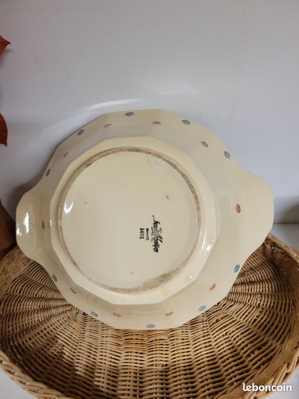 Soupière 🥗 Sarreguemines modèle 5035 vintage (image 4)