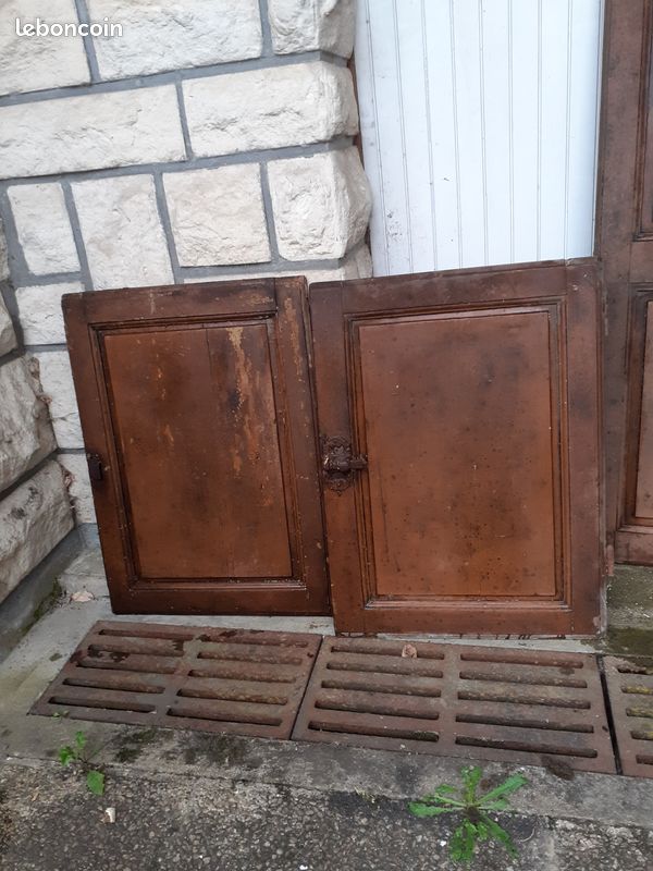Ensemble de 3 paires de portes anciennes vers 187à (image 5)