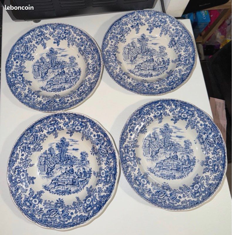 Assiettes creuses Luneville (image 1)