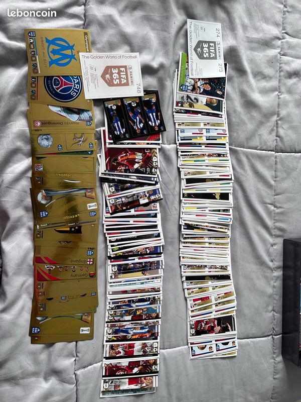 Lot de carte panini foot 2016, 2018, fier d’être bleu, et fifa 365 (image 8)