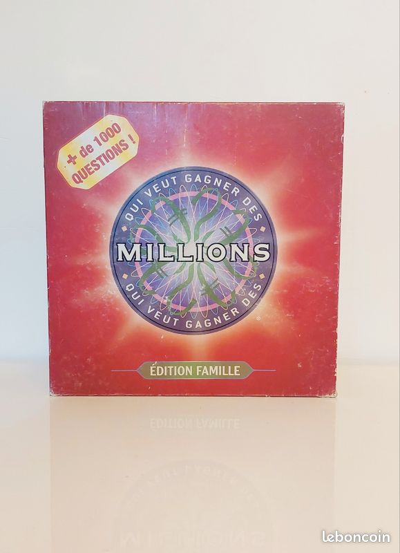 Jeu de société Qui veut gagner des millions – Édition Famille (complet) (image 1)