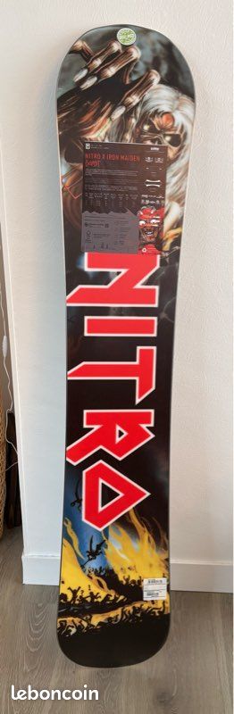 iron maiden snowboard nitro Snowboard Nitro Beast X Iron Maiden taille 158