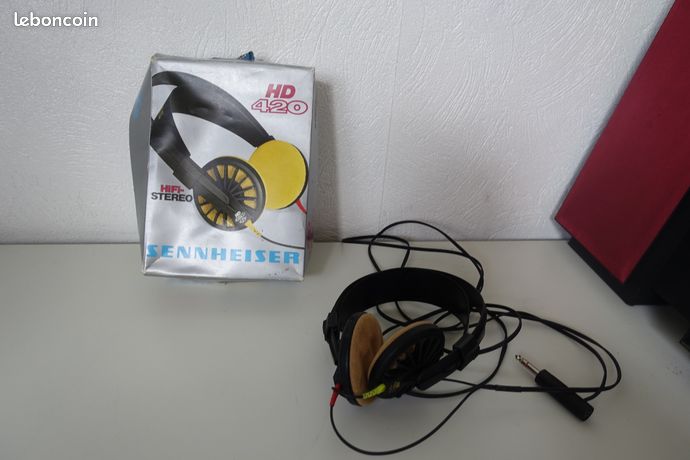 Casque Audio Sennheiser HD420 – Supra-auriculaire, Jack 3,5mm, Couleur Cuivre, Occasion
