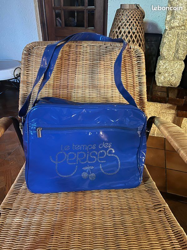 Sac Le Temps des Cerises Bleu Vernis Accessoires Bagagerie