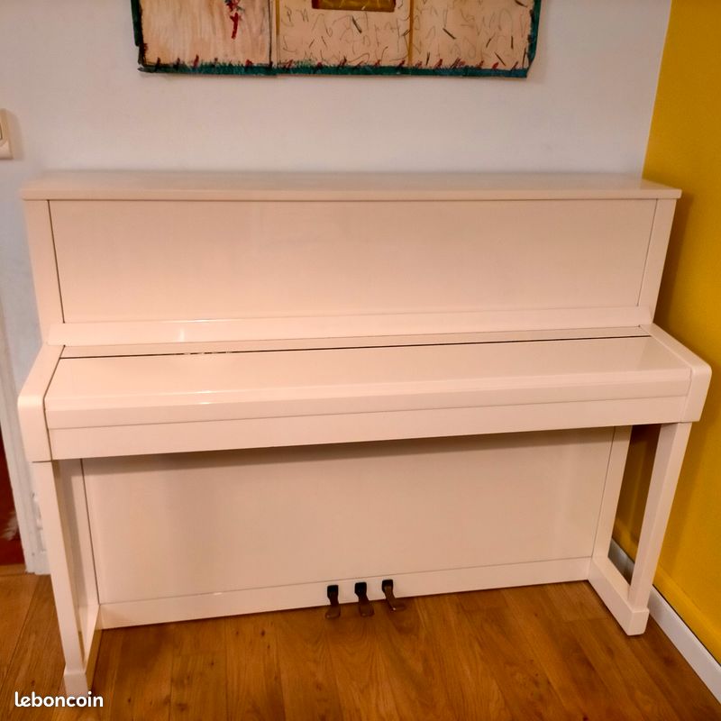 Piano droit Schimmel 114 laqué blanc (image 7)