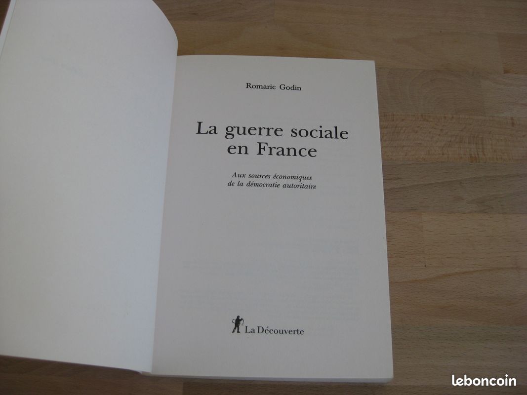 Livre politique - Romaric Godin. La guerre sociale en France (image 3)