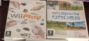 Lot Wii console de jeu avec socle batterie manettes (image 3)