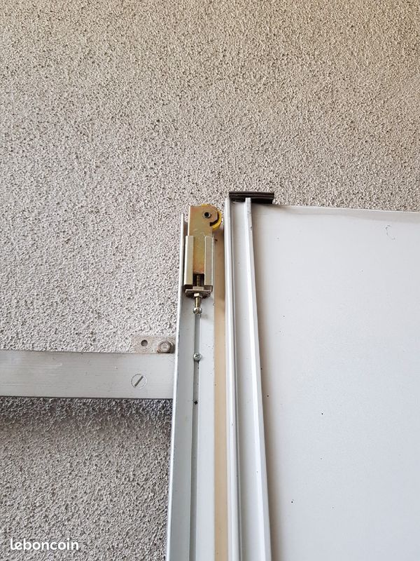 2 portes coulissantes blanche pour placard (image 2)