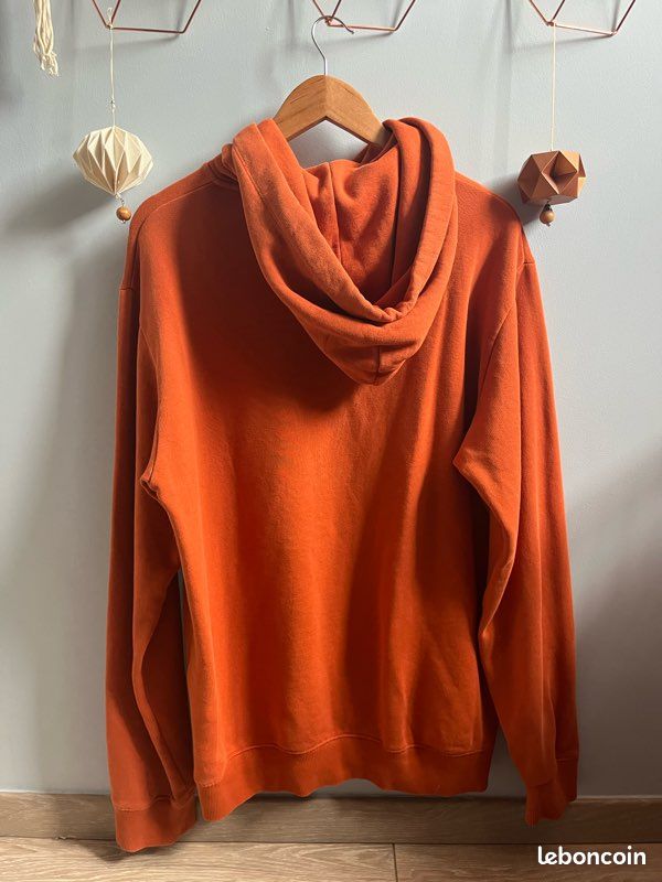 Sweat-shirt Col V COS – Orange, Taille XS (femme, Neuf Sans étiquette)