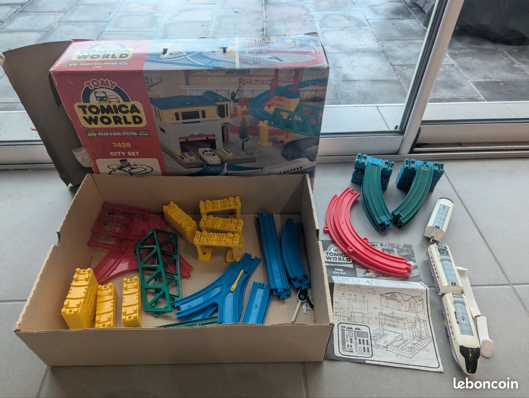Jeux jouet ancien vintage rétro tomy tomica world road & raid system - Jeux & Jouets