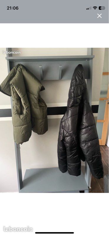 Vestiaire / Portemanteau La Redoute – Bois gris – Très bon état (image 2)