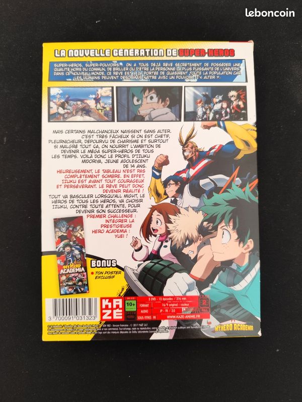 Lot coffrets DVD My hero Academia (image 4)