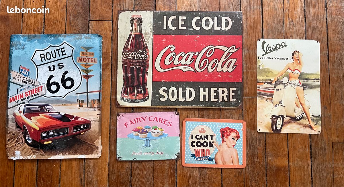 Lot de 5 plaques / décoration murale (image 1)